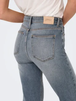 ONLEMILY Hohe Taille Gerade geschnitten Knöchellang Jeans