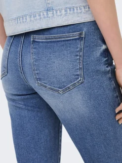 ONLEMILY-MILA Hohe Taille Gerade geschnitten Knöchellang Jeans