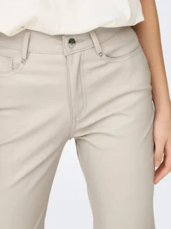 ONLEMILY Normal geschnitten Kunstlederhosen