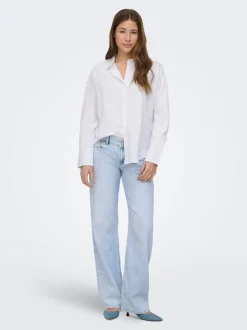 ONLEZRA Niedrige Taille Weiter Beinschnitt Jeans