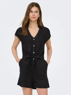 ONLGOA Leinen Playsuit