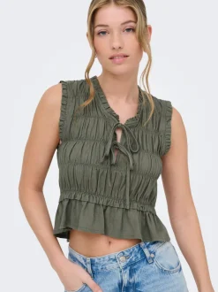 ONLGOA Leinen Bluse