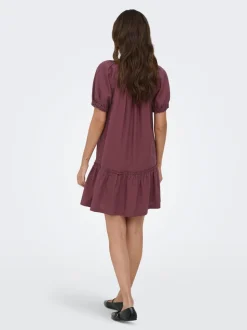 ONLGOA Leinen Kurzes Kleid