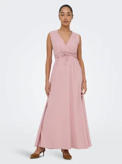ONLGOA Leinen Langes Kleid