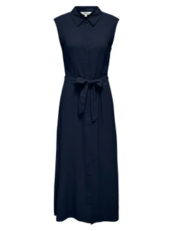 ONLGOA Leinen Langes Kleid