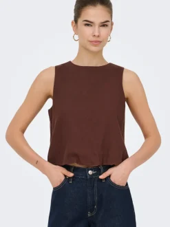 ONLGOA Leinen Top