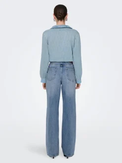 ONLHOPE Hohe Taille Weiter Beinschnitt Jeans
