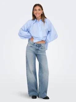 ONLHOPE Niedrige Taille Weiter Beinschnitt Jeans