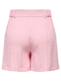 ONLITA Hohe Taille Normal geschnitten Leinen Bermuda Shorts