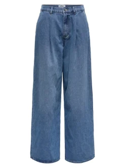 ONLIVY Mittlere Taille Weiter Beinschnitt Jeans