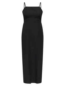 ONLJAKIRI Leinen Midikleid