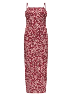 ONLJAKIRI Leinen Midikleid