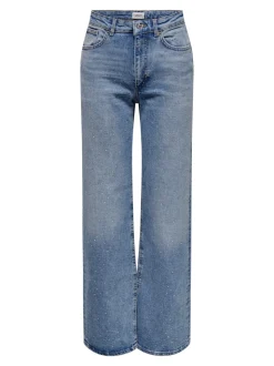 ONLJUICY Hohe Taille Weiter Beinschnitt Jeans