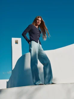 ONLJUICY Hohe Taille Weiter Beinschnitt Jeans