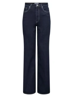 ONLJUICY-WAUW Hohe Taille Weiter Beinschnitt Jeans