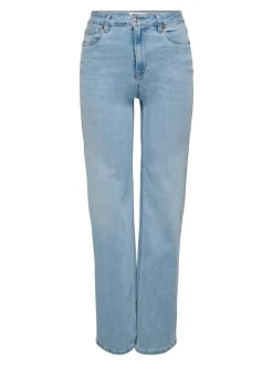 ONLJUICY-WAUW Hohe Taille Weiter Beinschnitt Jeans