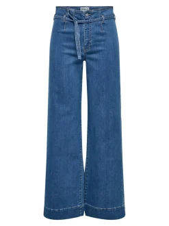 ONLJUICY-WAUW Hohe Taille Weiter Beinschnitt Jeans