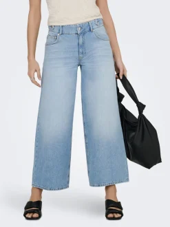 ONLLORAN Mittlere Taille Weiter Beinschnitt Jeans
