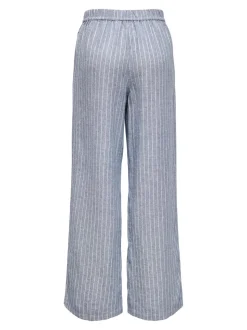 ONLLUDO Locker geschnitten Leinen Hose