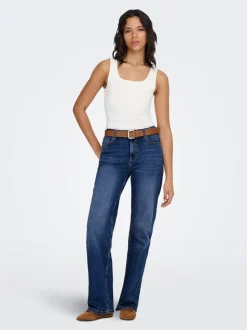 ONLLUNA Hohe Taille Weiter Beinschnitt Jeans