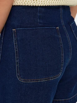 ONLMADELINE Hohe Taille Normal geschnitten Jeans-Shorts