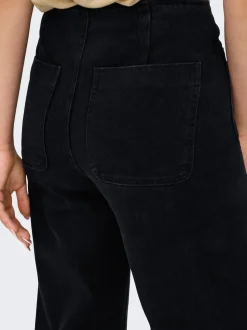 ONLMADELINE Hohe Taille Weiter Beinschnitt Jeans