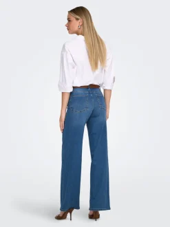 ONLMADISON Hohe Taille Weiter Beinschnitt Jeans