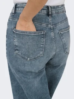 ONLMADISON Hohe Taille Weiter Beinschnitt Jeans