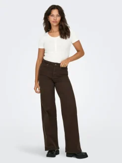 ONLMADISON Hohe Taille Weiter Beinschnitt Jeans