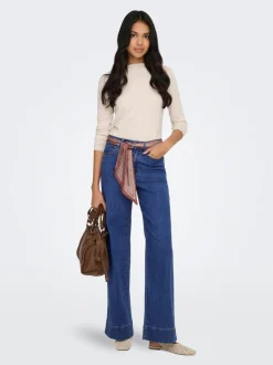 ONLMADISON Hohe Taille Weiter Beinschnitt Jeans