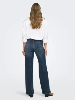 ONLMADISON Hohe Taille Weiter Beinschnitt Jeans