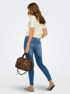 ONLMILA Hohe Taille Skinny Fit Knöchellang Jeans