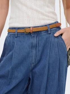 ONLNORRIE Hohe Taille Weiter Beinschnitt Jeans