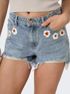 ONLPACY Hohe Taille Normal geschnitten Jeans-Shorts
