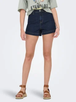 ONLPARIS Hohe Taille Normal geschnitten Jeans-Shorts