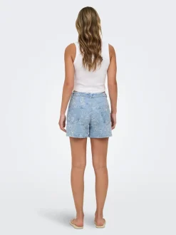 ONLPHINE-AUDE Hohe Taille Normal geschnitten Jeans-Shorts