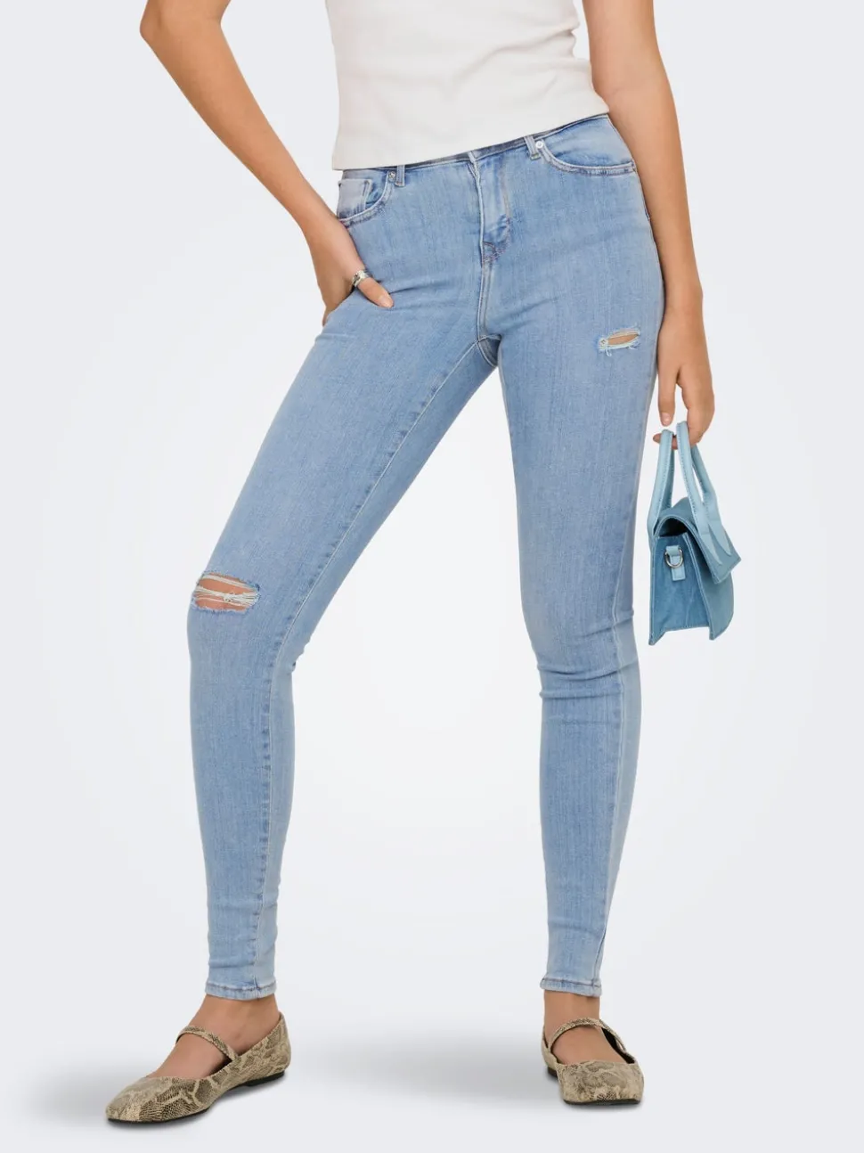 ONLPOWER Mittlere Taille Skinny Fit Jeans