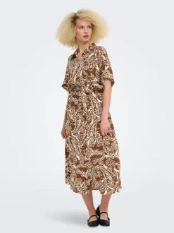 ONLSAFA Langes Kleid