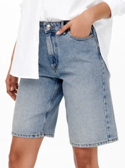 ONLSONNY Hohe Taille Normal geschnitten Jeans-Shorts