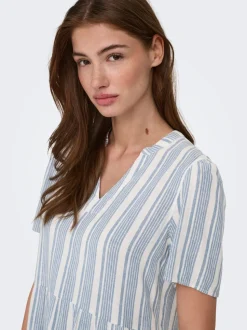 ONLTIRI-GOA Leinen Kurzes Kleid