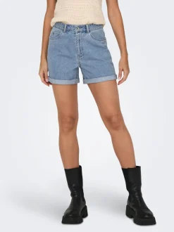 ONLVEGA Hohe Taille Normal geschnitten Jeans-Shorts