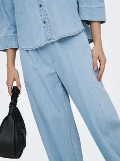 ONLVIX Mittlere Taille Barrel Fit Jeans