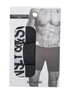 ONSBASIC 3er-pack Eng anliegende Boxershorts