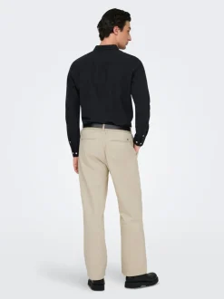 ONSBOB Locker geschnitten Leinen Hose