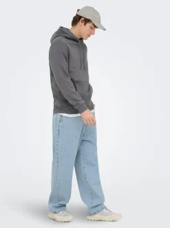 ONSDANI Mid Rise Weite Passform - kurz geschnitten Jeans