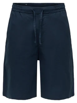 ONSDAVES Weiter Beinschnitt Leinen Shorts