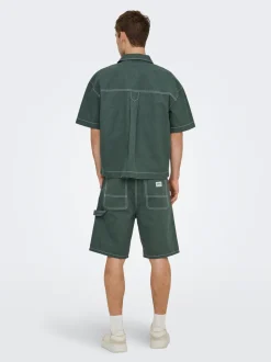 ONSEDGE Mid Rise Gerade geschnitten 5-Pocket-Shorts