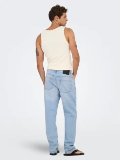 ONSEDGE Mittlere Taille Gerade geschnitten Jeans