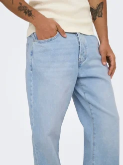 ONSEDGE Mittlere Taille Gerade geschnitten Jeans
