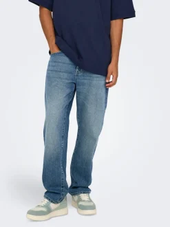 ONSEDGE Mittlere Taille Gerade geschnitten Jeans